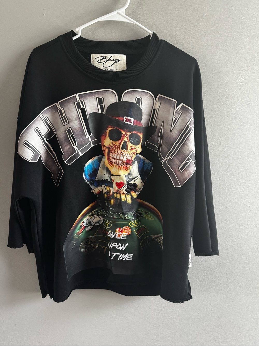 BKE Black Crewneck Sweatshirt with Signature Label